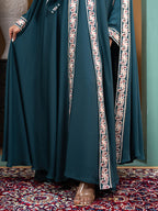 Luxury Gown Style Double Part Abaya with Inner & Hijab